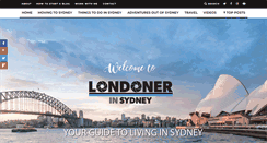 Desktop Screenshot of londonerinsydney.com