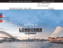 Tablet Screenshot of londonerinsydney.com